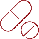 Red pill icon